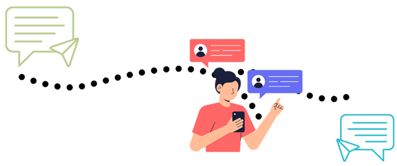 Share project updates to clients